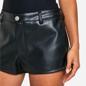 Boohoo Black Micro Shorts